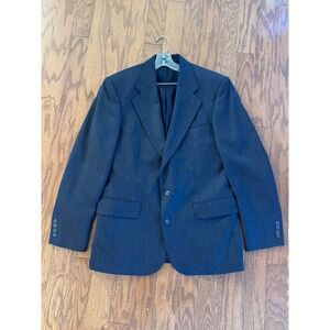 Oscar de la Renta Men's Size 44R 100 % Wool Pinstriped‎ Sport Coat Blazer Jacket